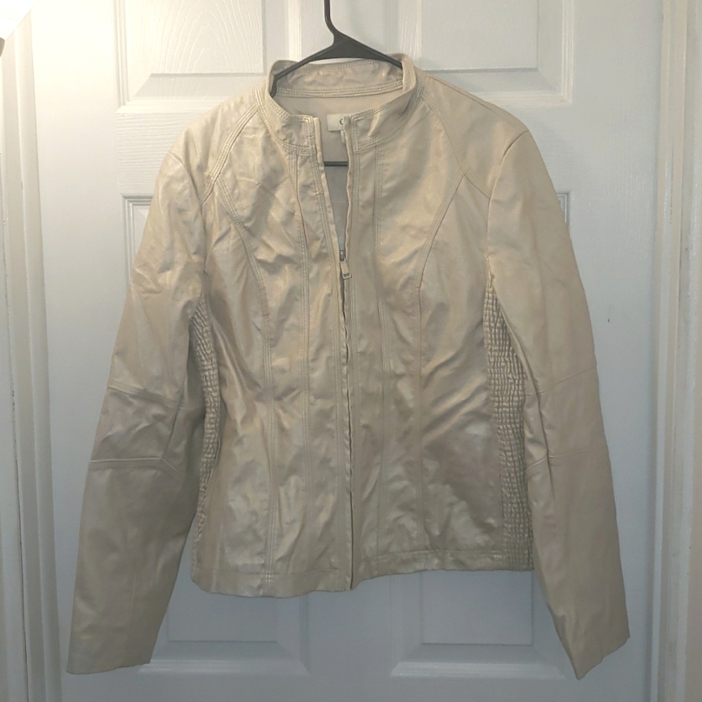 Cato large light beige jacket